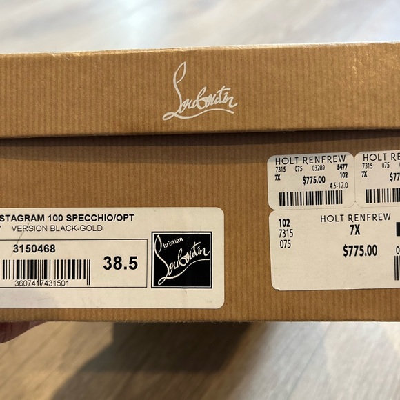 Christian Louboutin Strappy Heels - Picture 5 of 5